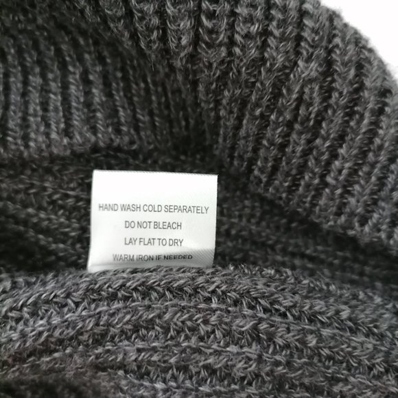 Skies Are Blue Womens Black Cold Shoulder Sleeve Round Neck Sweater Size M - Picture 7 of 7